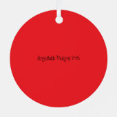 African American Mr & Mrs Claus Metalen Ornament (Achterkant)