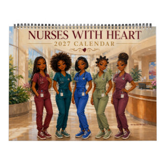 African American Nurses with Heart 2027 Kalender