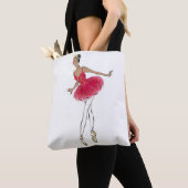 African American Nutkraker Ballet Dancer Tote Bag (Dichtbij)