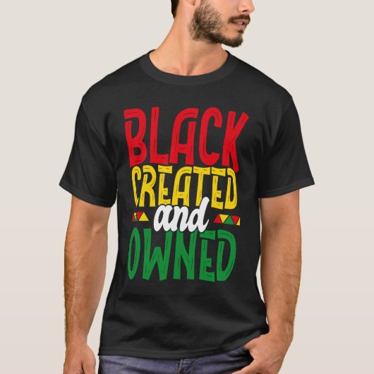 African American Owned Companies Black Business Ow T-shirt (Voorkant)
