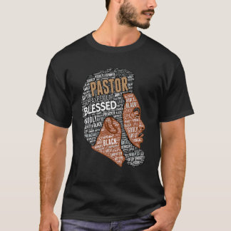 African American Pastor  Preacher  Minister Afro T-shirt