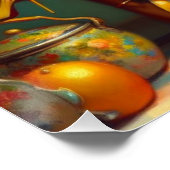 African American  Pin-Up Fantasy Citroen/Limoen Perfect Poster (Hoek)