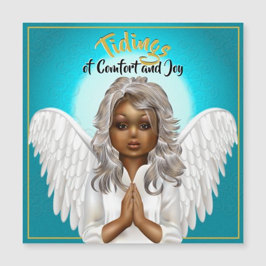 African American Praying Angel (Voorkant)