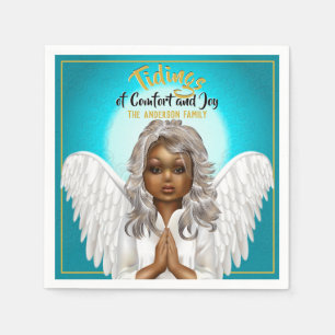 African American Praying Angel Servet