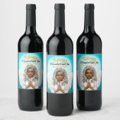 African American Praying Angel Wijn Etiket (Flessen)