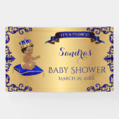 African American Prince Royal Blue Spandoek (Horizontaal)