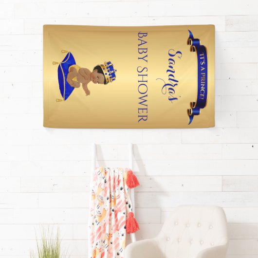 African American Prince Royal Blue Spandoek (Insitu)