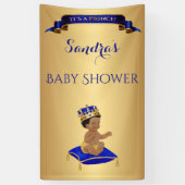 African American Prince Royal Blue Spandoek (Verticaal)