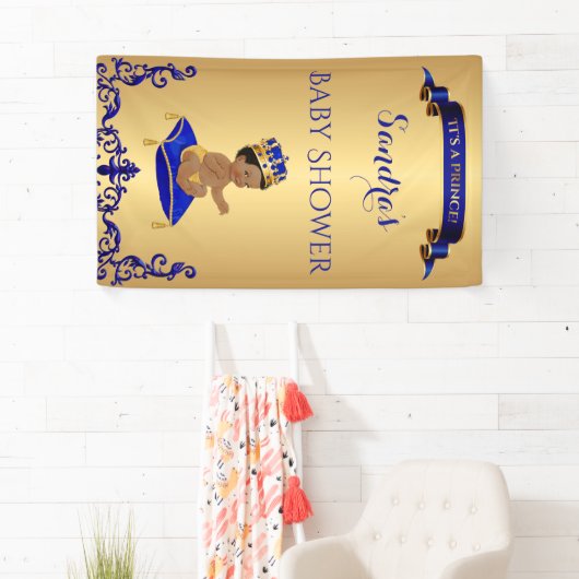 African American Prince Royal Blue Spandoek (Insitu)