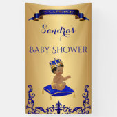 African American Prince Royal Blue Spandoek (Verticaal)