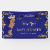 African American Prince Royal Blue Spandoek (Horizontaal)