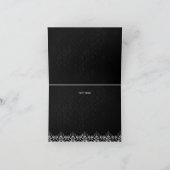 African American Princess Baby shower Dank u Bedankkaart (Binnen)