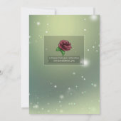 African American Princess Birthday Party Kaart (Achterkant)