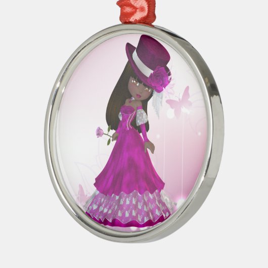 African American Princess Ornament (Links)