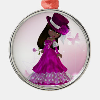 African American Princess Ornament