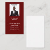 African American Realtor Thema Visitekaartjes (Voorkant / Achterkant)