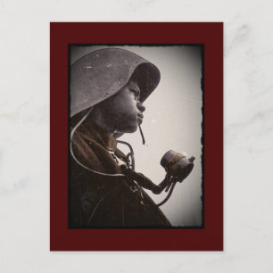 African American Rosie Riveter Briefkaart