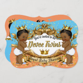 African American Royal Twins Sinaasappel|Blauw|Gou Kaart