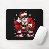 African American Santa Christmas Black Xmas Women  Muismat (Met muis)