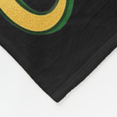 African American Santa Christmas Cool Black X-mas Fleece Deken (Hoek)