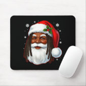 African American Santa Christmas Cool Black X-mas  Muismat (Met muis)