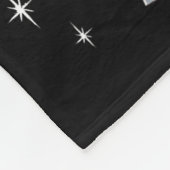 African American Santa Christmas Pajamas Cool Blac Fleece Deken (Hoek)