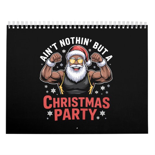 African American Santa Claus Christmas Pajama Kalender (Hoes)
