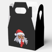 African American Santa Claus Christmas Party Decor Bedankdoosjes (Geopend)