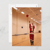 African American Santa Claus Postcard Feestdagenkaart (Voorkant / Achterkant)