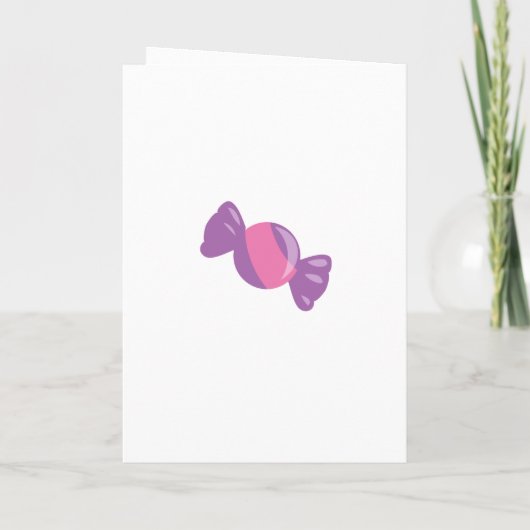 African American Snoep Land Girl Birthday Party (Achterkant)