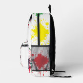 African-American Teen Celebrating Her Heritage Bedrukte Rugzak (Rechts)