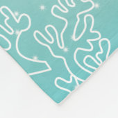 African American Unicorn Mermaid Fleece Blanket Deken (Hoek)