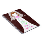African American Wedding Damask Journal-notebook Notitieboek (Rechterzijde)