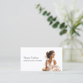 African American Wedding Events Organisator Visitekaartje (Staand voorkant)