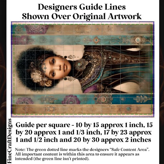 African American Woman, Baroque DY2L Decoupage Tissuepapier