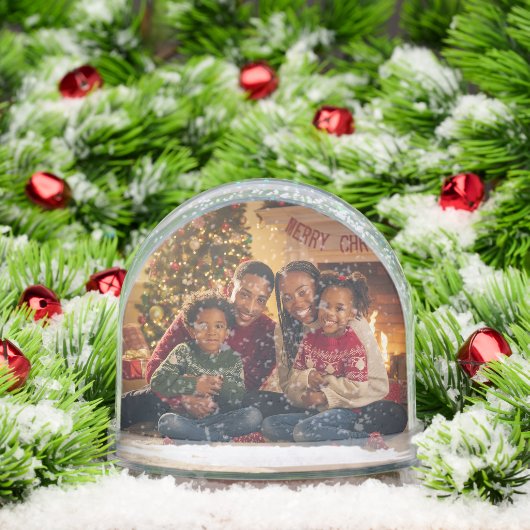 African Americans Family Photo Sneeuwbol (Kerstmis)