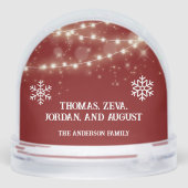 African Americans Family Photo Sneeuwbol (Achterkant)