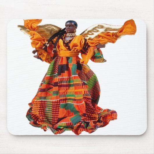 African Angel in Oranje Muismat (Voorkant)