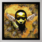 African Angel Wing Ears Poster (Voorkant)