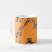 African Animal Pattern Koffiemok (Voorkant links)
