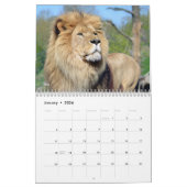 African animals 12 month calendar kalender (Jan 2026)