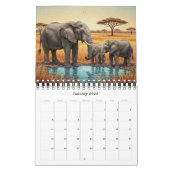 African Animals Calendar 2026 / wild Africa Kalender (Jan 2026)