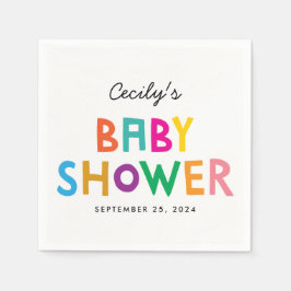 African Animals Gepersonaliseerd Baby showers serv Servetten