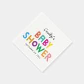 African Animals Gepersonaliseerd Baby showers serv Servetten (Hoek)