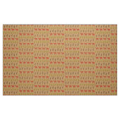 African Animals Schattige illustratieweefsel Stof (Fat Quarter)