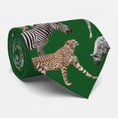 African Animals Stropdas (Opgerold)