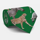 African Animals Stropdas (Opgerold)