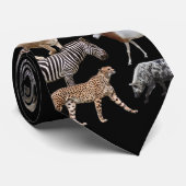 African Animals Stropdas (Opgerold)