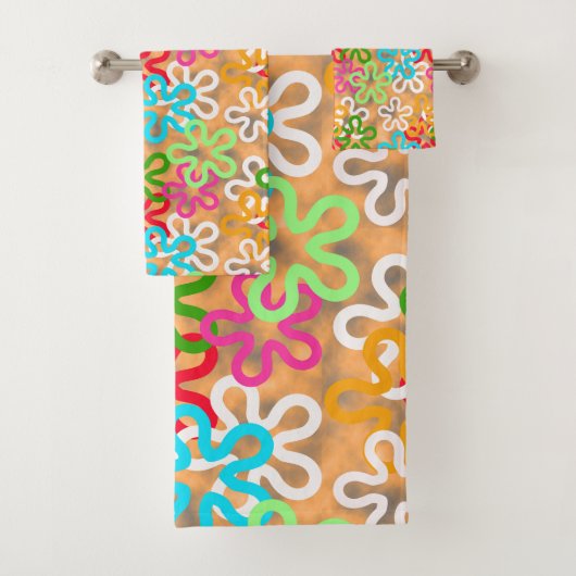 African Ankara Pattern Design Bad Handdoek (Insitu)
