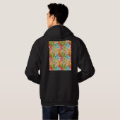 African Ankara Pattern Design Hoodie (Achterkant volledig)